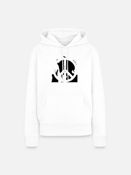 Alles Ruhe - Frauen Premium Bio Hoodie - Weiß