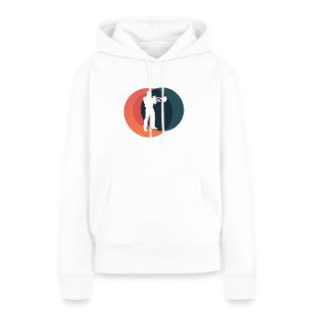 Blasinstrument Blaeser Komposition - Frauen Premium Bio Hoodie - Weiß - Vorne - Julia (174cm)