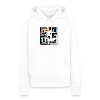Surfbrett Surfer Planche de surf - Sweat à capuche Premium bio Femme - blanc - Devant - Julia (174cm)