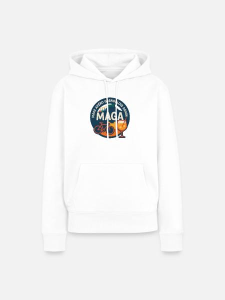 MAGA Grenoble - Frauen Premium Bio Hoodie - Weiß
