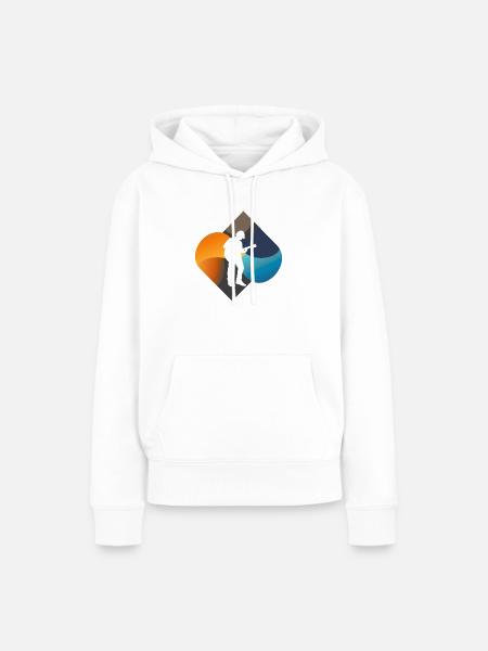 Bassist Shouter - Frauen Premium Bio Hoodie - Weiß