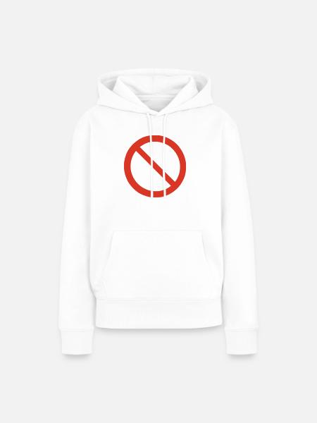 Verbot - Frauen Premium Bio Hoodie - Weiß