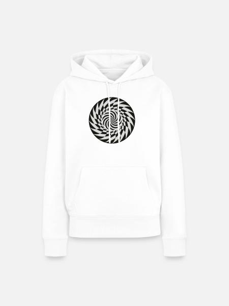 trippy - Frauen Premium Bio Hoodie - Weiß