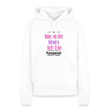 Ich - Frauen Premium Bio Hoodie - Weiß - Vorne - Julia (174cm)