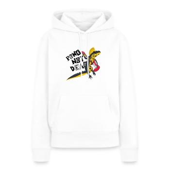 Triton crêté - Sweat à capuche Premium bio Femme - blanc - Devant - Julia (174cm)