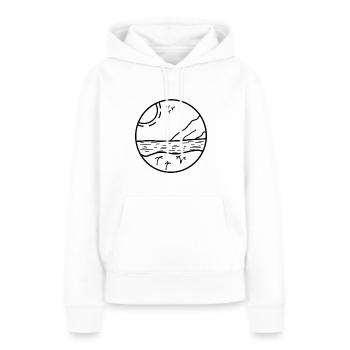 foto16 - Frauen Premium Bio Hoodie - Weiß - Vorne - Julia (174cm)