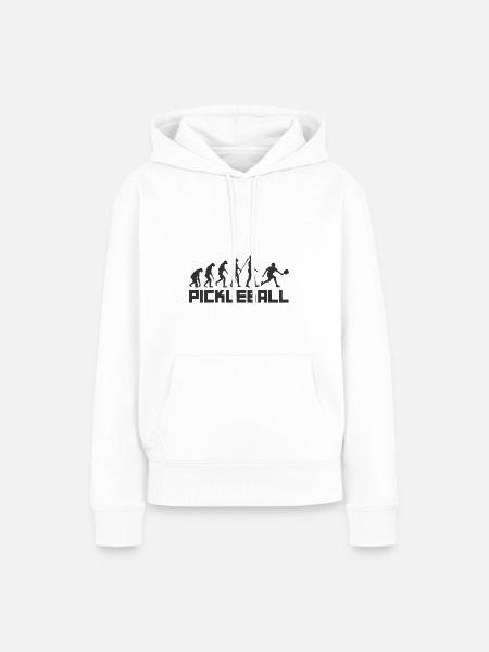 Pickleball Evolution - Frauen Premium Bio Hoodie - Weiß