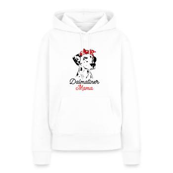 Dalmatiner - Frauen Premium Bio Hoodie - Weiß - Vorne - Julia (174cm)
