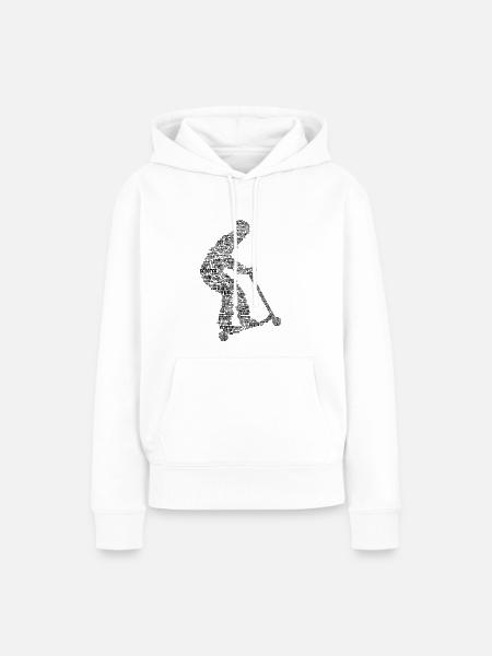Scooter - Frauen Premium Bio Hoodie - Weiß