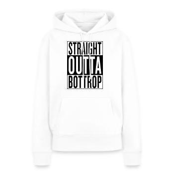 Bottrop - Frauen Premium Bio Hoodie - Weiß - Vorne - Julia (174cm)