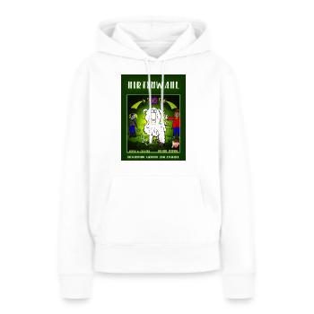 Shepherd’s Choice - Dessins animés cruciaux à colorier - Sweat à capuche Premium bio Femme - blanc - Devant - Julia (174cm)