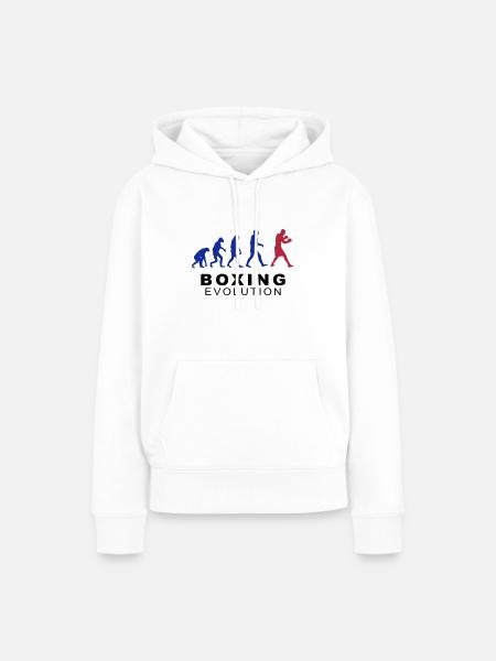 Boxing evolution - Frauen Premium Bio Hoodie - 