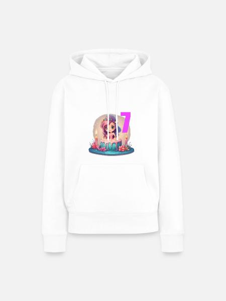 Meerjungfrau - Frauen Premium Bio Hoodie - Weiß