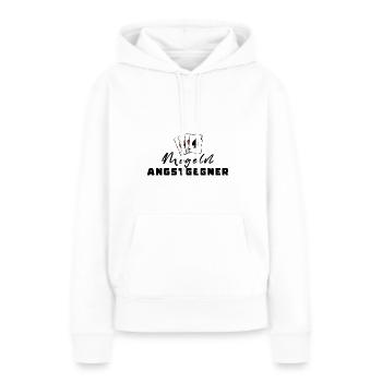 Cheating Fear Opponents - Women’s Premium Organic Hoodie - white - Front - Julia (174cm)