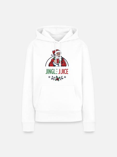 Perfektes Weihnachtsgeschenk - Jingle Juice - Frauen Premium Bio Hoodie - Weiß
