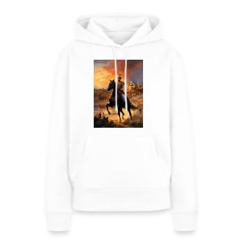 Histoire turque Empire ottoman Turquie - Sweat à capuche Premium bio Femme - blanc - Devant - Julia (174cm)