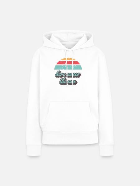 Sonnenuntergang - Frauen Premium Bio Hoodie - Weiß