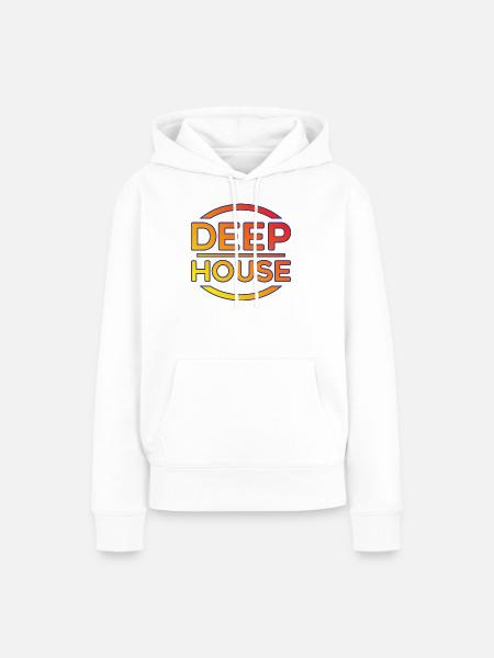 Neonwappen des Tiefhauses - Frauen Premium Bio Hoodie - Weiß
