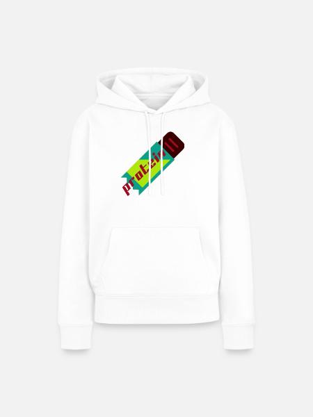 Protein - Frauen Premium Bio Hoodie - Weiß