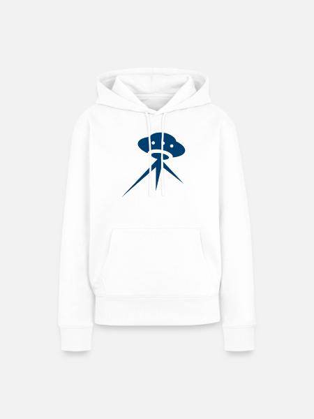 Ufo - Frauen Premium Bio Hoodie - Weiß