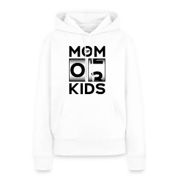 MOM OF 3 KIDS MOM THIRD CHILD - Women’s Premium Organic Hoodie - white - Front - Julia (174cm)
