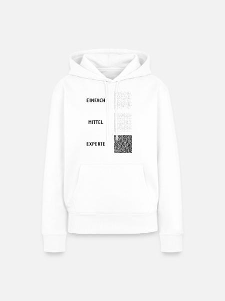 PUZZLESPAß! - Griller de - Frauen Premium Bio Hoodie - Weiß