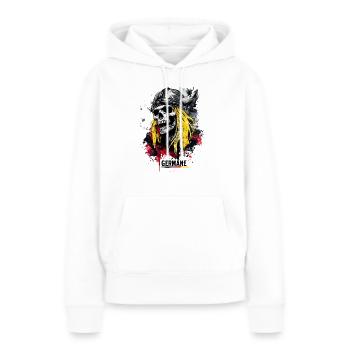 Germane Warrior Tribe German Germany Germa - Women’s Premium Organic Hoodie - white - Front - Julia (174cm)