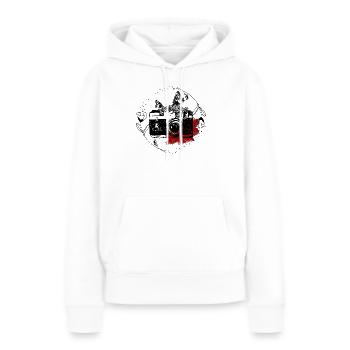 Spiegelreflex Vintage Kamera Fotografie Tee - Frauen Premium Bio Hoodie - Weiß - Vorne - Julia (174cm)