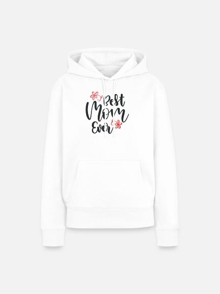 Beste Mutter aller Zeiten - Frauen Premium Bio Hoodie - Weiß