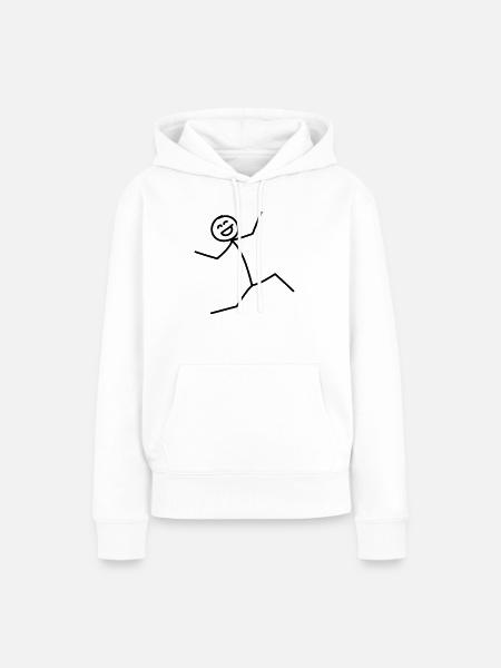 Happy Jumper - Frauen Premium Bio Hoodie - Weiß