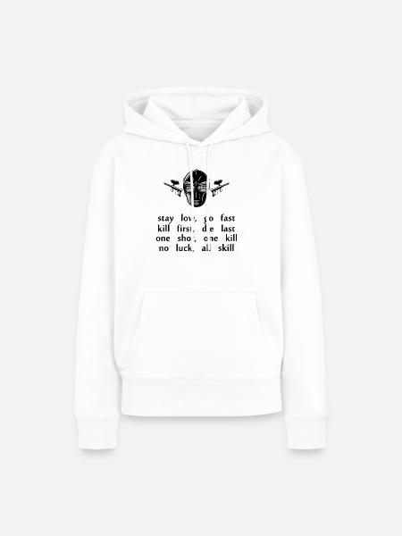 Paintball Airsoft - Frauen Premium Bio Hoodie - Weiß