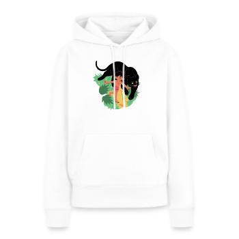 Jungle Book friends - Frauen Premium Bio Hoodie - Weiß - Vorne - Julia (174cm)
