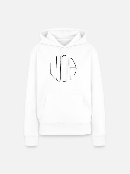 Lucia - Frauen Premium Bio Hoodie - Weiß
