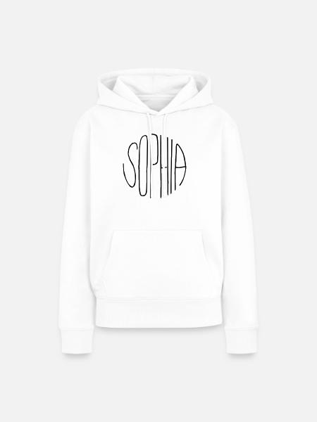 Sophia - Frauen Premium Bio Hoodie - Weiß