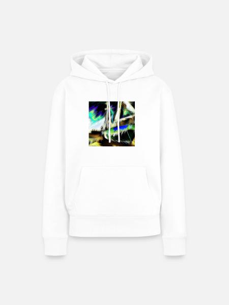 Schiff - Frauen Premium Bio Hoodie - Weiß