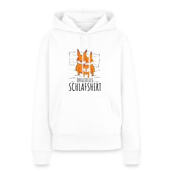 Eichhörnchen - Frauen Premium Bio Hoodie - Weiß - Vorne - Julia (174cm)