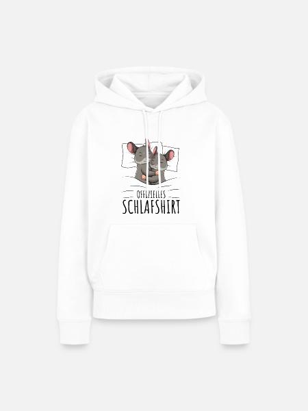 Chinchilla - Frauen Premium Bio Hoodie - Weiß