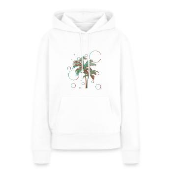 Tree - Women’s Premium Organic Hoodie - white - Front - Julia (174cm)