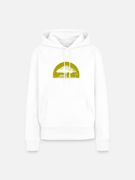 Baum - Frauen Premium Bio Hoodie - Weiß