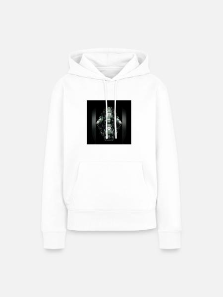 Green Monster - Frauen Premium Bio Hoodie - Weiß