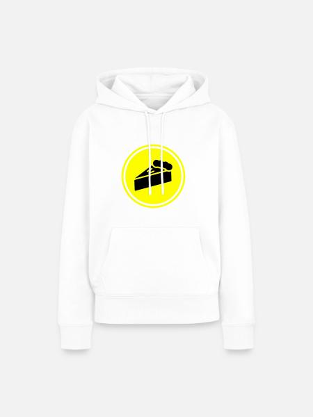 Kuchen käsekuchen - Frauen Premium Bio Hoodie - Weiß