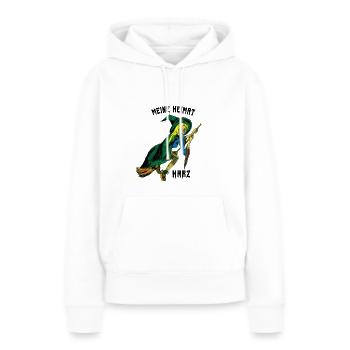 Brockenhexe Harz - Frauen Premium Bio Hoodie - Weiß - Vorne - Julia (174cm)