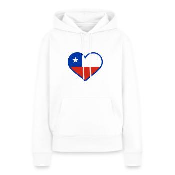 Chili - Sweat à capuche Premium bio Femme - blanc - Devant - Julia (174cm)