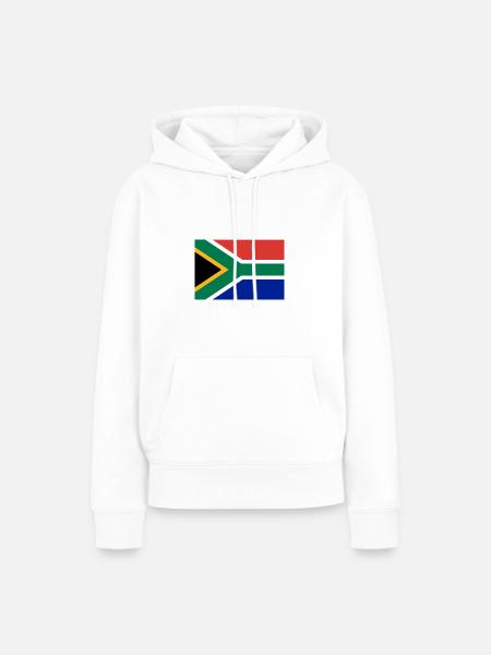 Südafrika - Frauen Premium Bio Hoodie - Weiß