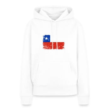 Chili - Sweat à capuche Premium bio Femme - blanc - Devant - Julia (174cm)