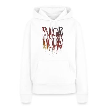 Rage Fashion - Women’s Premium Organic Hoodie - white - Front - Julia (174cm)