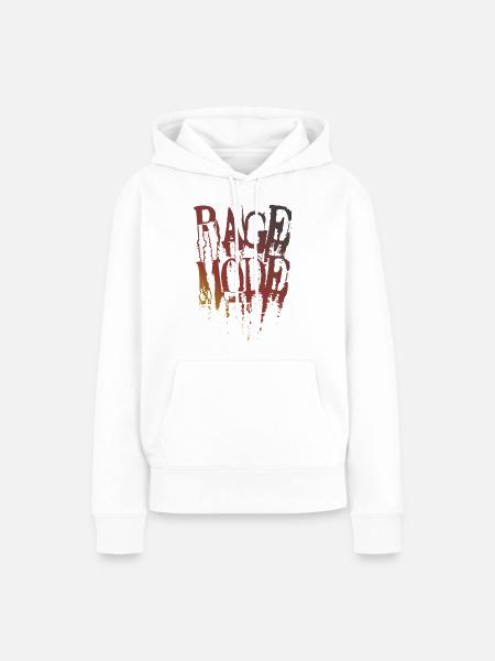 rage mode - Frauen Premium Bio Hoodie - Weiß