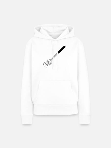 Küchenutensilien Backschaufel - Frauen Premium Bio Hoodie - Weiß