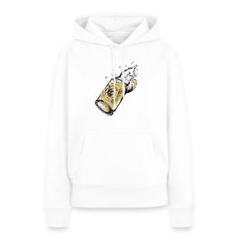 Verzehrfertige militärische Konserven - Frauen Premium Bio Hoodie - Weiß - Vorne - Julia (174cm)