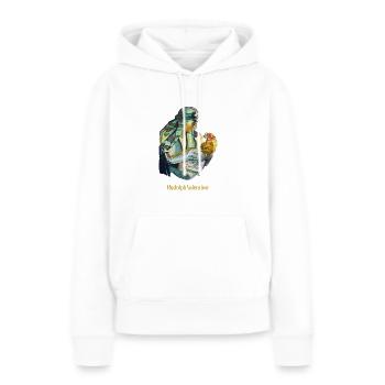 Rudy the Kiss - Women’s Premium Organic Hoodie - white - Front - Julia (174cm)